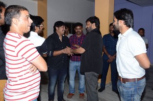 Chiranjeevi Watches Supreme Movie at Prasad Labs